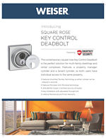Thumbnail for Literature PDF Weiser NEW Key Control Deadbolt Sell Sheet